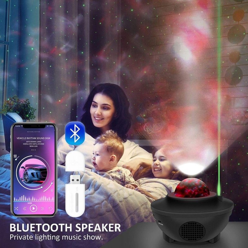 Blutetooth music sky projector