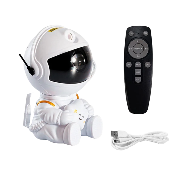 New Galaxy Projector Astronaut Starry Sky Projector Remote Control Music Laser